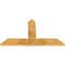 Ekena Millwork Portland Rough Sawn Timber Gable Bracket, Western Red Cedar, 48"W x 28"H x 2"D x 6"F, 14/12 Pitch GBW048X28X0206POR00RWR - alternate 5
